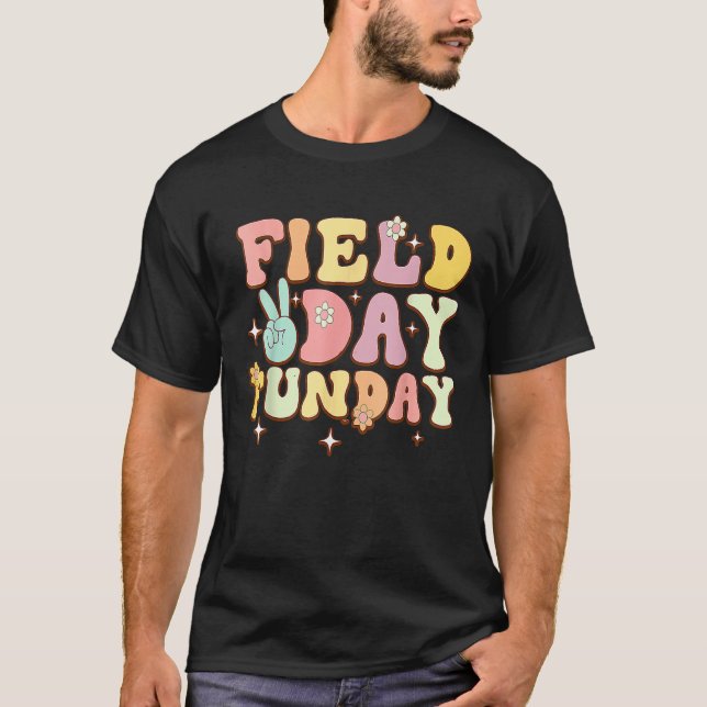 School Field Day Fun  Field Day 2023 Teacher Kids T-Shirt (Front)