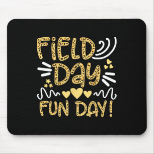 School Field Day Fun Leopard Field Day Teacher Kid Mouse Pad