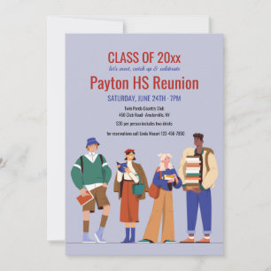 School Friends Reunion  Invitation