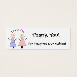 School Fundraiser Thank You Card