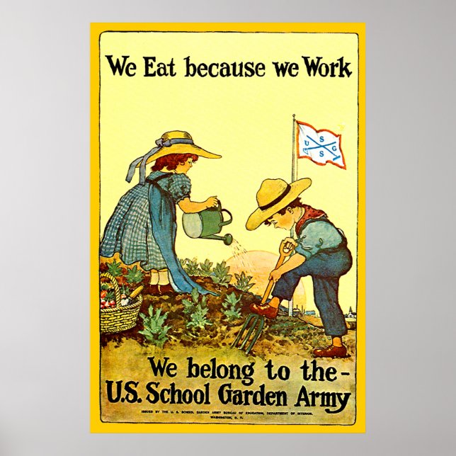 School Garden Army - Print (Front)