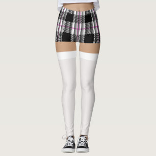 School Girl Costume (Socks) Leggings