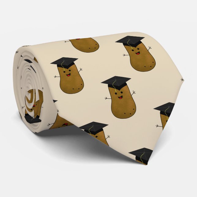 School Graduate Potato Tie (Rolled)