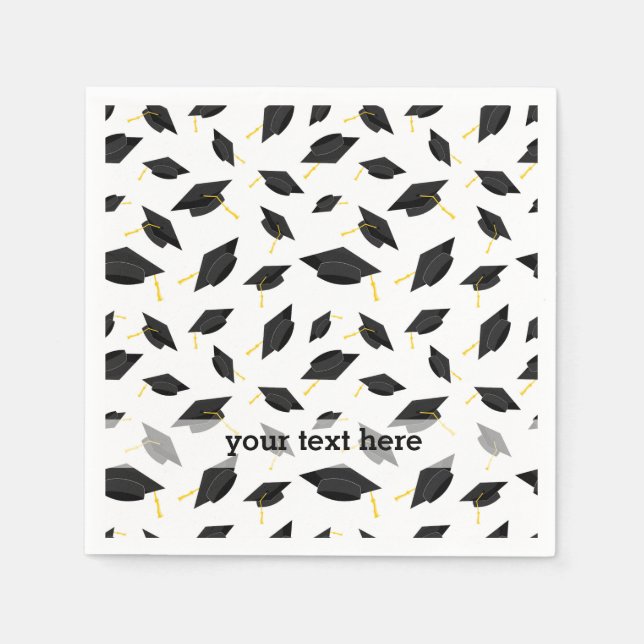 School Graduation Congratulations Napkin (Front)