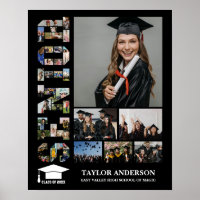 School Graduation Day Senior Word Photo Collage