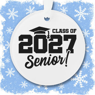 School Graduation Year Pride Senior Class of 2027 Ornament