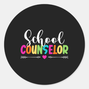 School Guidance Counsellor Appreciation Ck To Scho Classic Round Sticker