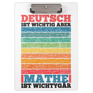School Important But Math Is Important Clipboard