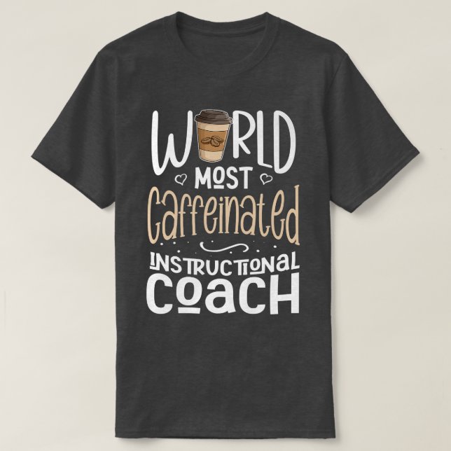 School instructional Coach Thank You Appreciation  T-Shirt (Design Front)