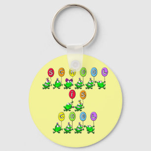 School is Cool - Frogs Key Ring