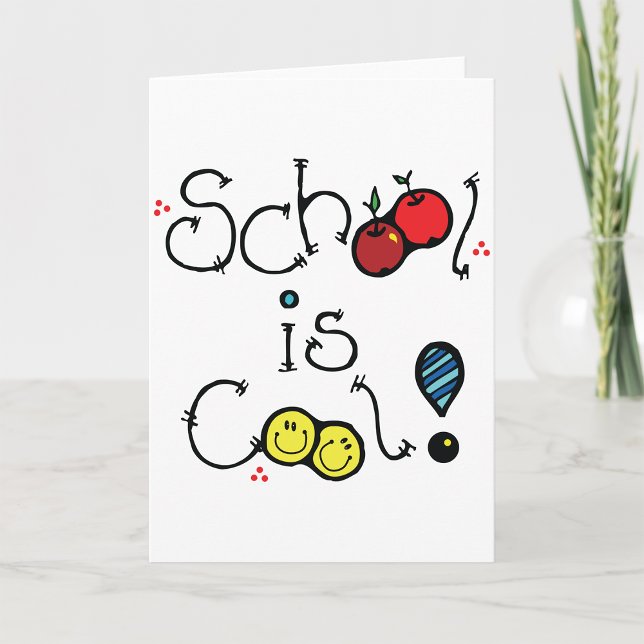 School Is Cool Greeting Cards (Creator Uploaded)