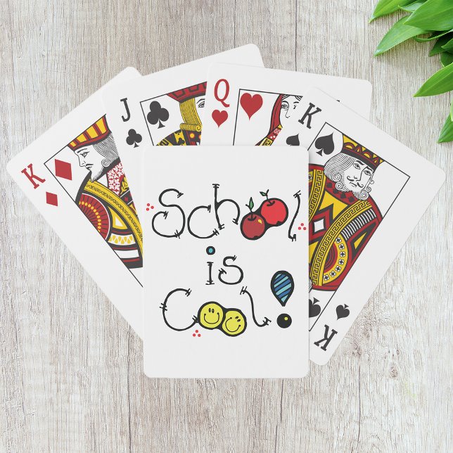 School Is Cool Playing Cards (Creator Uploaded)