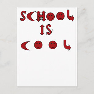 School is Cool Postcard
