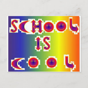 School is Cool Postcard