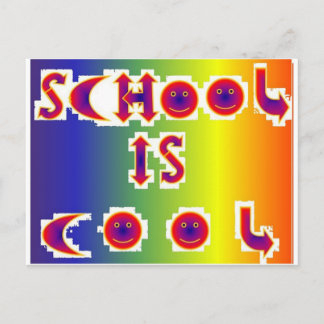 School is Cool Postcard