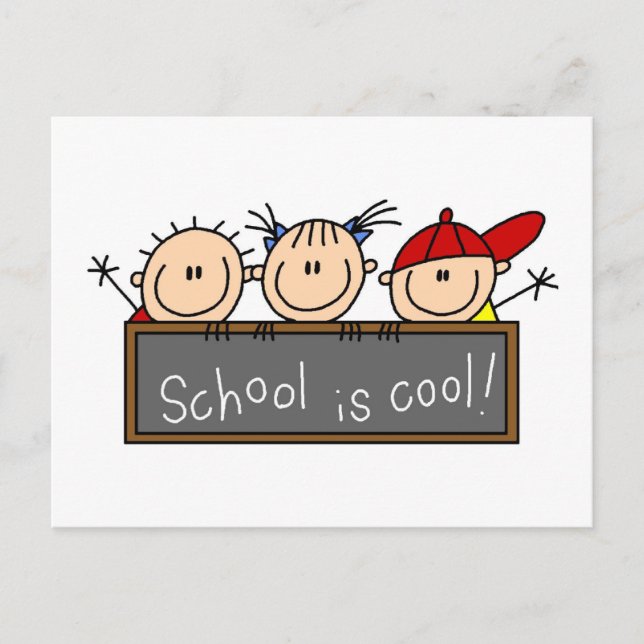 School is Cool Postcard (Front)