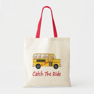 School is Cool School bus Tote Bag