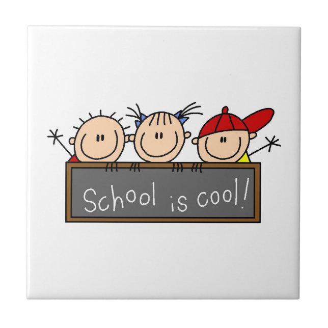 School is Cool Tile (Front)