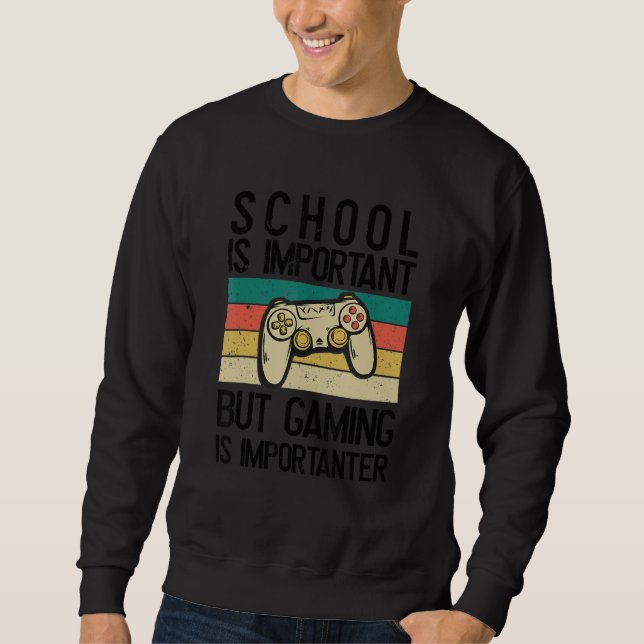 School is important_5 sweatshirt (Front)