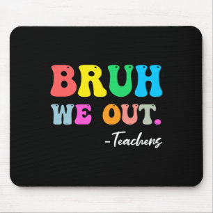 School is Out for Summer Retro Sungles Vacation Mouse Pad
