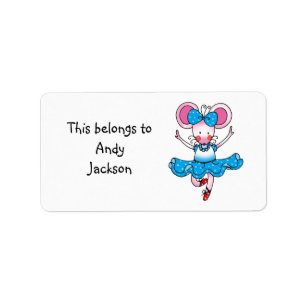 School Labels ( ballerina )