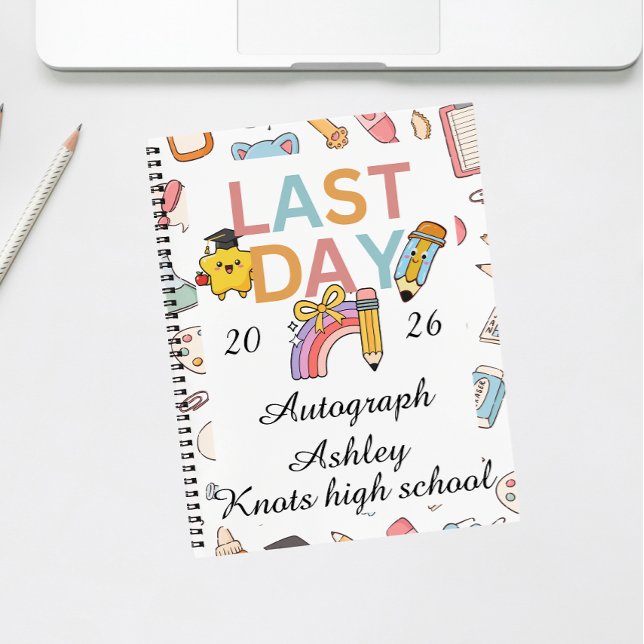 School leaver personalised autographs  notebook (Creator Uploaded)