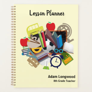 School Lesson Personalised Planner