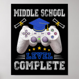 School Level Complete Cl Of 2024 Graduation  Poster