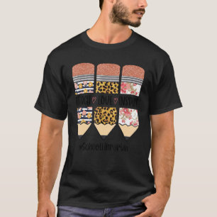 School Librarian Back To School Teach Love Inspire T-Shirt