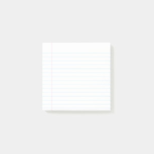 School Lined Sticky Notes