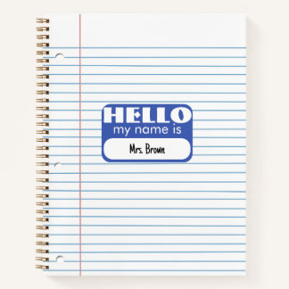 School loose leaf paper notebook