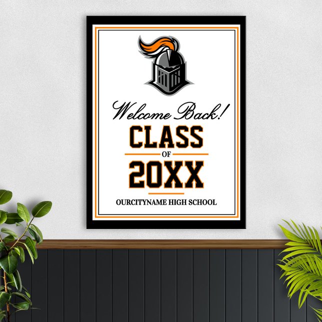 School Mascot Class Reunion Welcome Poster (Creator Uploaded)