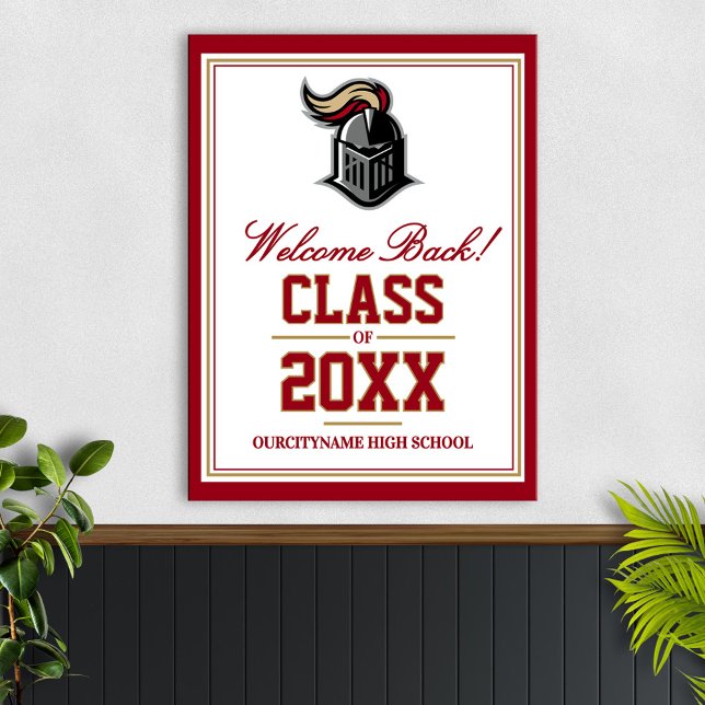 School Mascot Class Reunion Welcome Poster (Creator Uploaded)