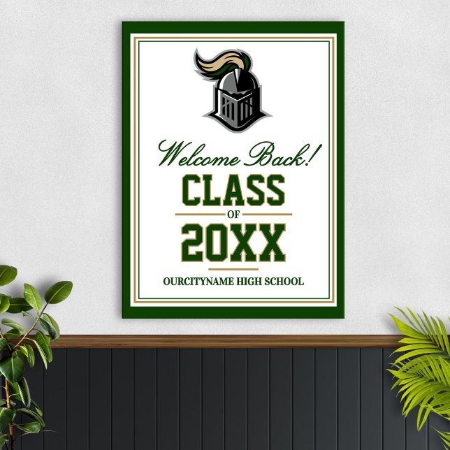 School Mascot Class Reunion Welcome Poster (Creator Uploaded)