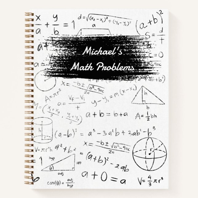 School Mathematical Problem Solving Notebook (Front)