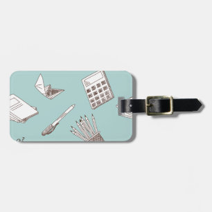 School Maths Luggage Tag