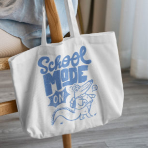 School Mode On Crocodile Tote Bag