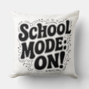 School Mode: ON! ,Vintage-Inspired Typography with Cushion