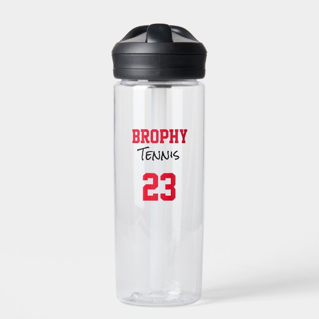 School NAME SPORT Player NUMBER Year Team Spirit Water Bottle (Front)