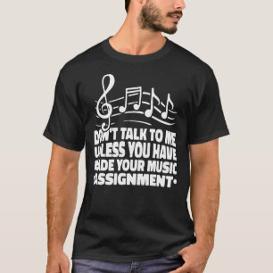 School Notes Educator Education Music Teacher T-Shirt