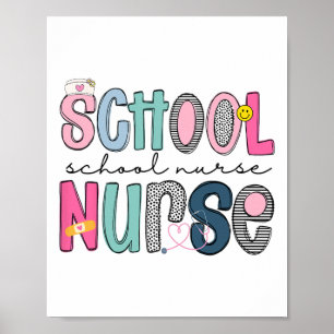 School Nurse Appreciation Day For Best Nurses Back Poster