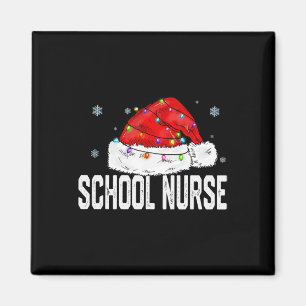 School Nurse Christmas Women Family Matching Group Magnet