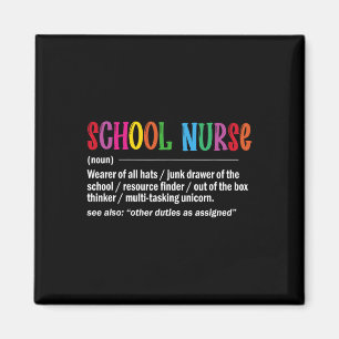 School Nurse Definition Byck To School Fun Magnet