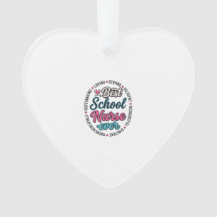 School Nurse Ever Vintage Engraving Shirt Design_1 Ornament