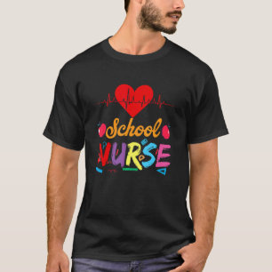 School Nurse For Students Teachers Women Back To S T-Shirt