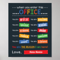 School Nurse Gift Doctor's Office Motivational