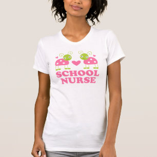 School Nurse Gift Ladybug T-Shirt