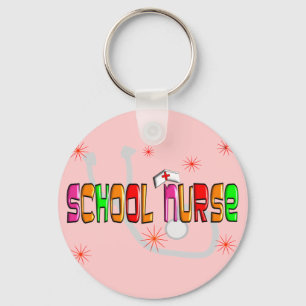 School Nurse Gifts & T-Shirts Key Ring
