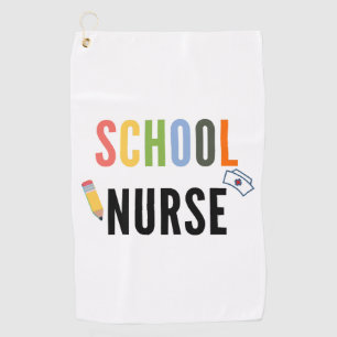 School Nurse Golf Towel