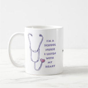 School Nurse Heart Mug